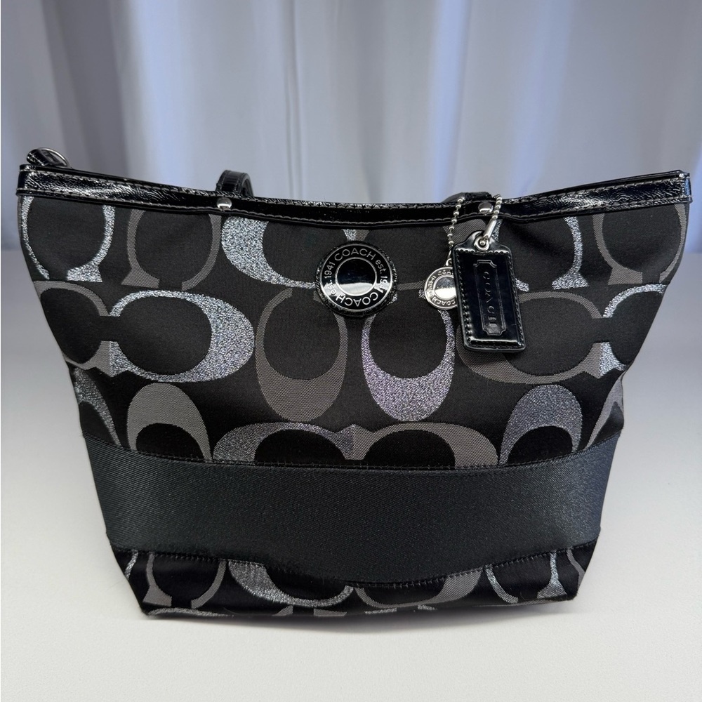 *****SOLD*****Coach Black and Gray Women's Bag